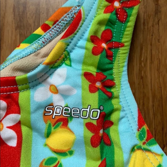 NEW SPEEDO Girls Swimsuit Sz 6 - Picture 3 of 3